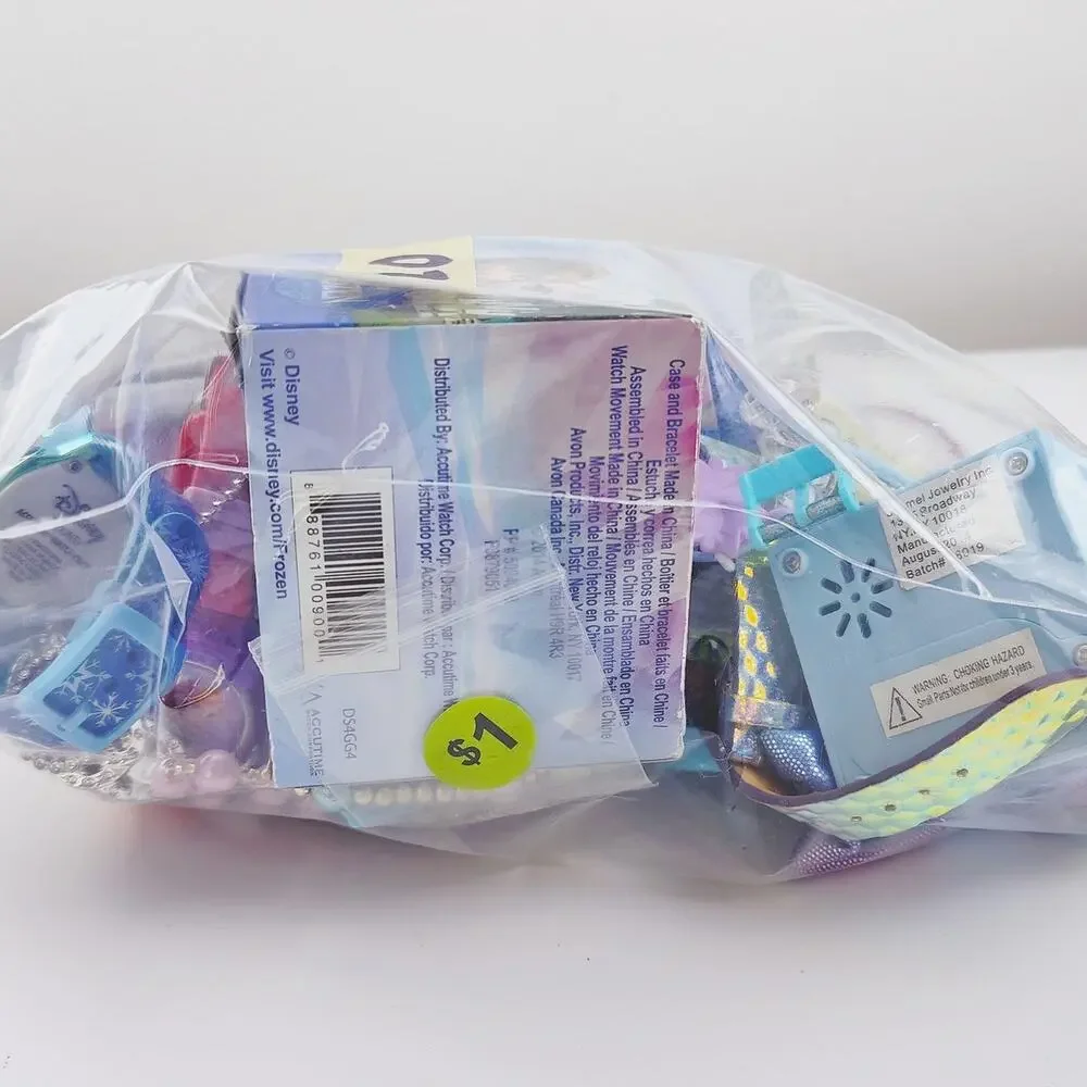 Disney Frozen Mystery Kids Jewelry Bundle – 1.4 Pounds AS-IS Lot A20